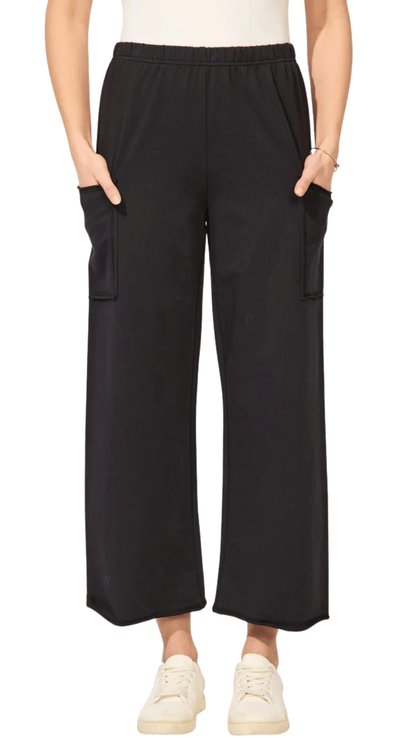 Front Terry Pocket Wide Leg Pant. Style ESC60126
