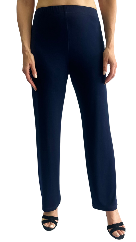 Basic Pull-On Straight Leg Stretch Lightweight Pant. Style SW15206