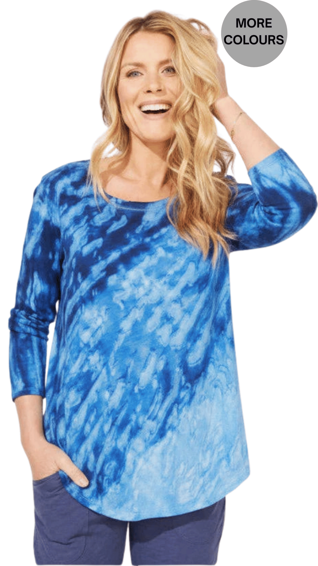 Mystic Dyed Long Sleeve Top. Style ESC13704