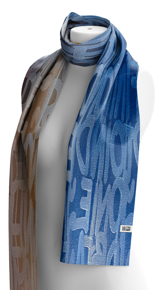 "To Infinity and Beyond" Artist Print Scarf. Style DOLC76902