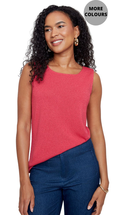 Soft Round Neck Solid Colour Tank. Style REN7807-55K