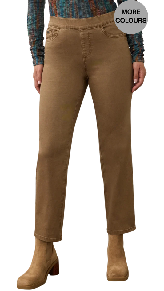 Pull-On Straight Leg Ankle Length Jean. Style FD2430511