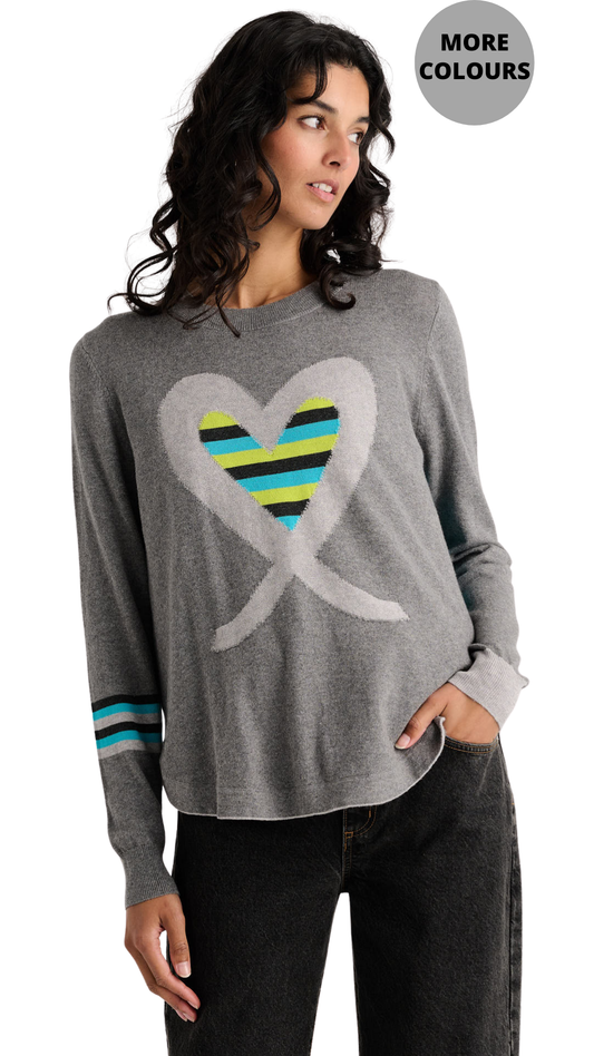 "I Heart You" Pop-Over Sweater. Style ZKP8535U