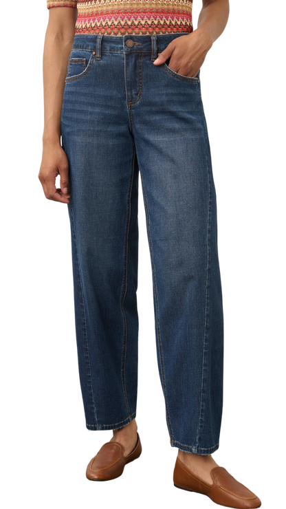 Girlfriend Barrel Ankle Denim. Style FD2795370