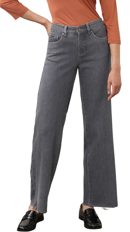 Christina Wide Leg Gold Gem Jeans. Style FD5198449