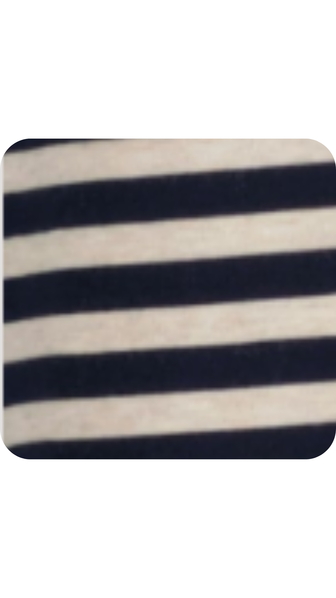 Striped Panel Center Crew Neck Top. Style MOG-A6405