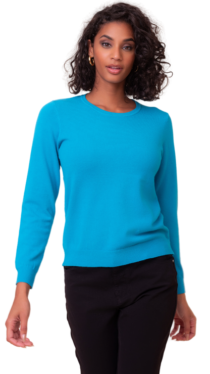 Mock Neck Long Sleeve Stretch Sweater. Style ALSYRE705