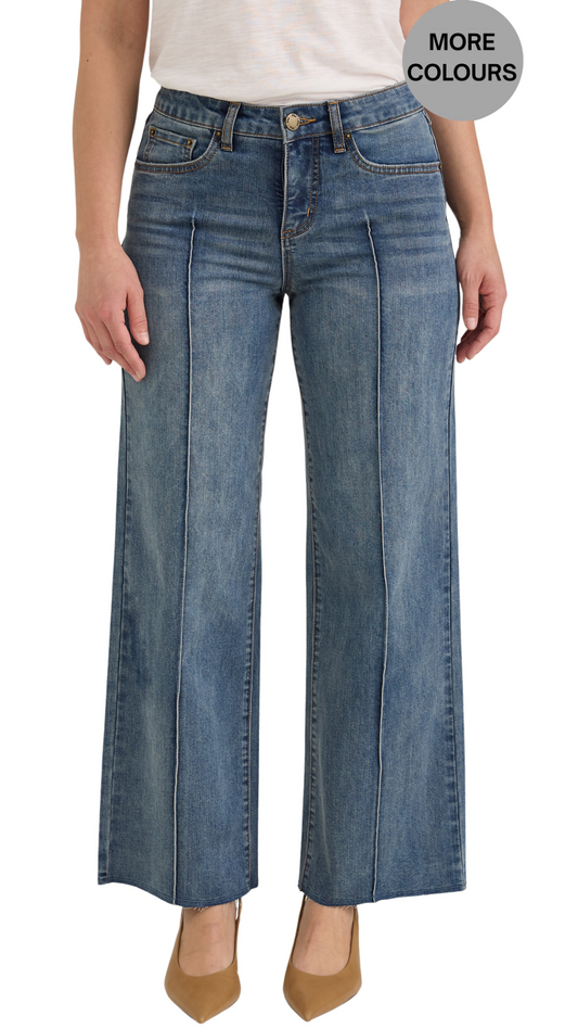 Olivia Wide Leg Ankle Length Jean. Style FD2402779