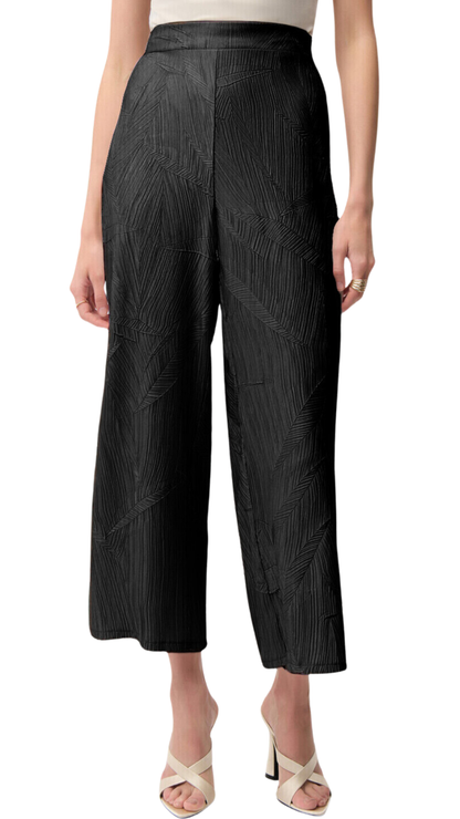 Pleated Satin Pull-On Culotte Pants. Style JR261161