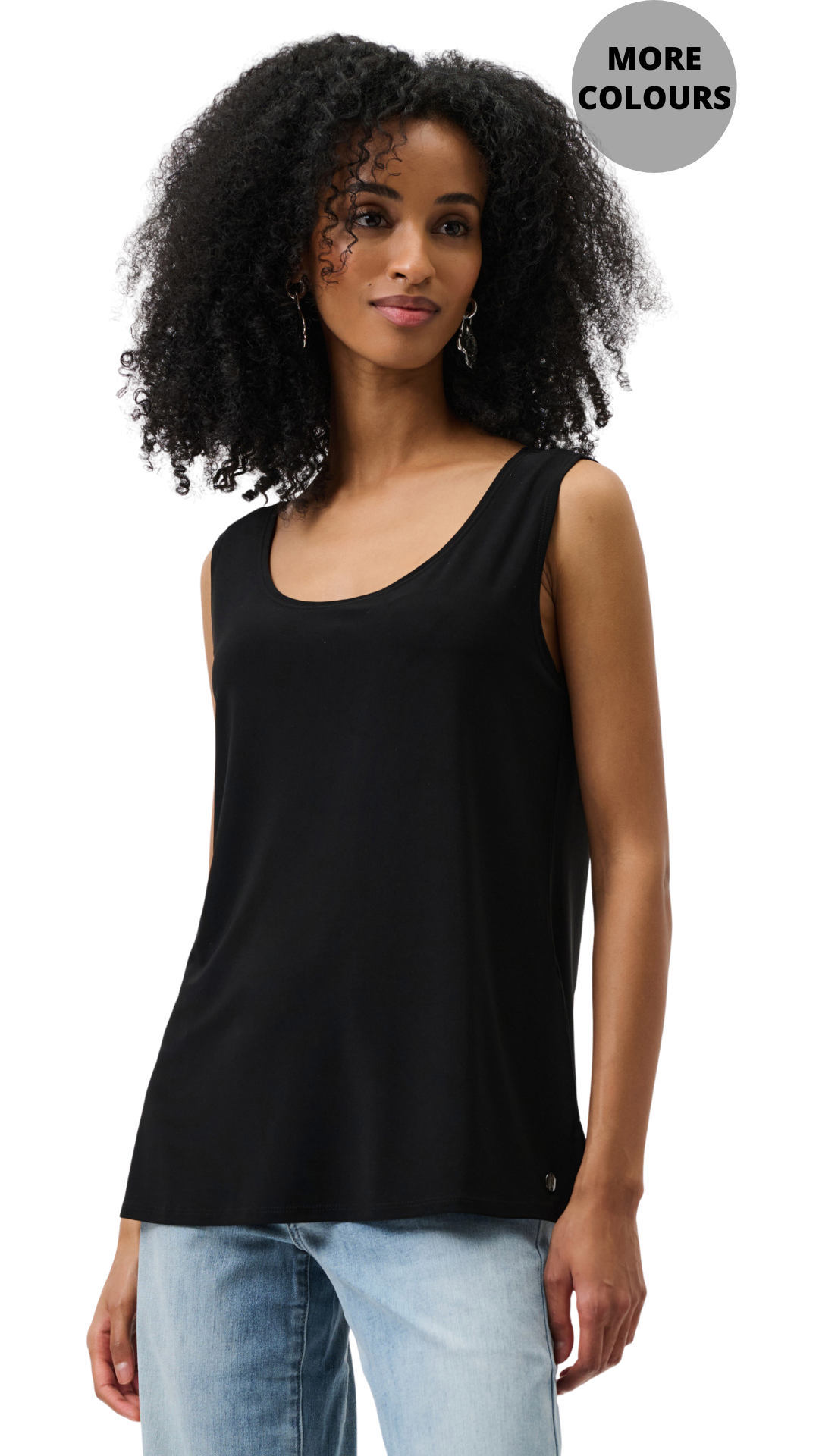 Silky Knit Scoop Neck Camisole. Style JR251970-CO