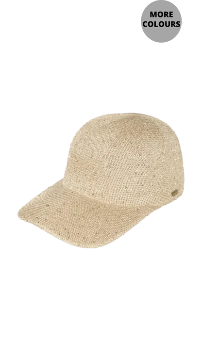 Sequined Small Crochet Baseball Hat. Style MODBAH-0001