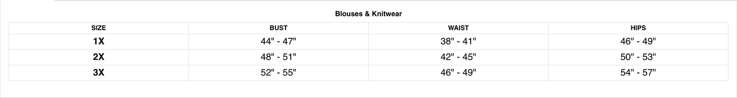 Size Inclusive Melange Knit Top. Style TR1873V-8001