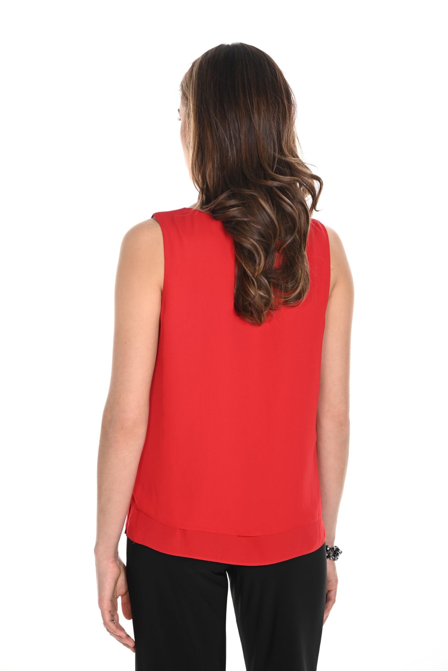 Layered Hem Sleeveless Top. Style FL244252