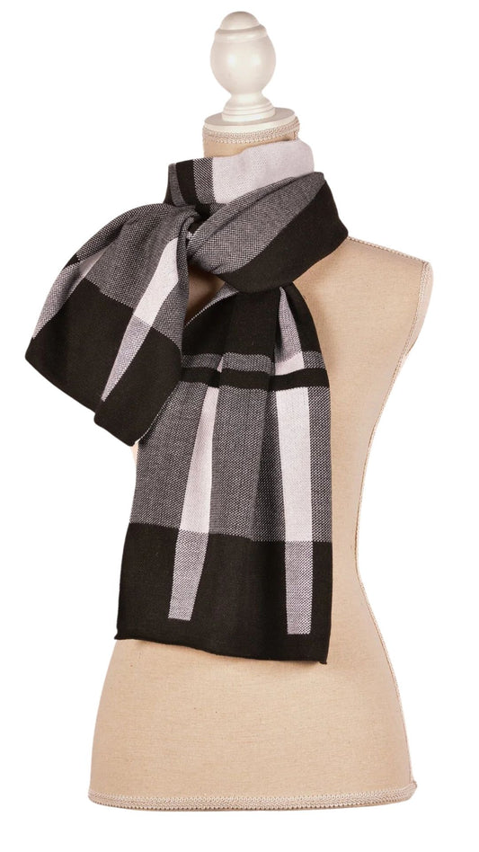 Soft Plaid Print Scarf. Style CLWGC2905