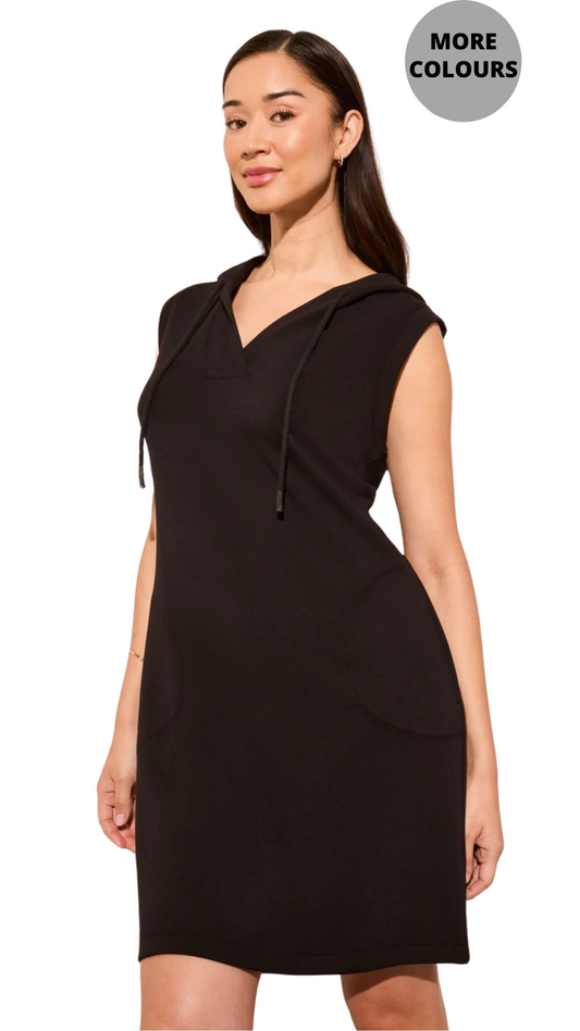 Techno Lux Sleeveless Hooded Dress. Style TR2069O-3390