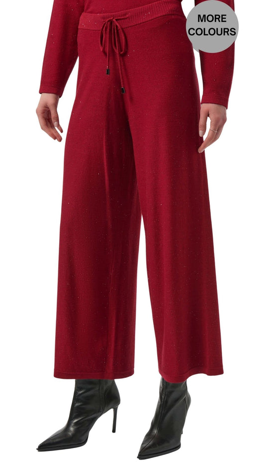 Sparkle Sweater Knit Culotte Pant. Style JR244922