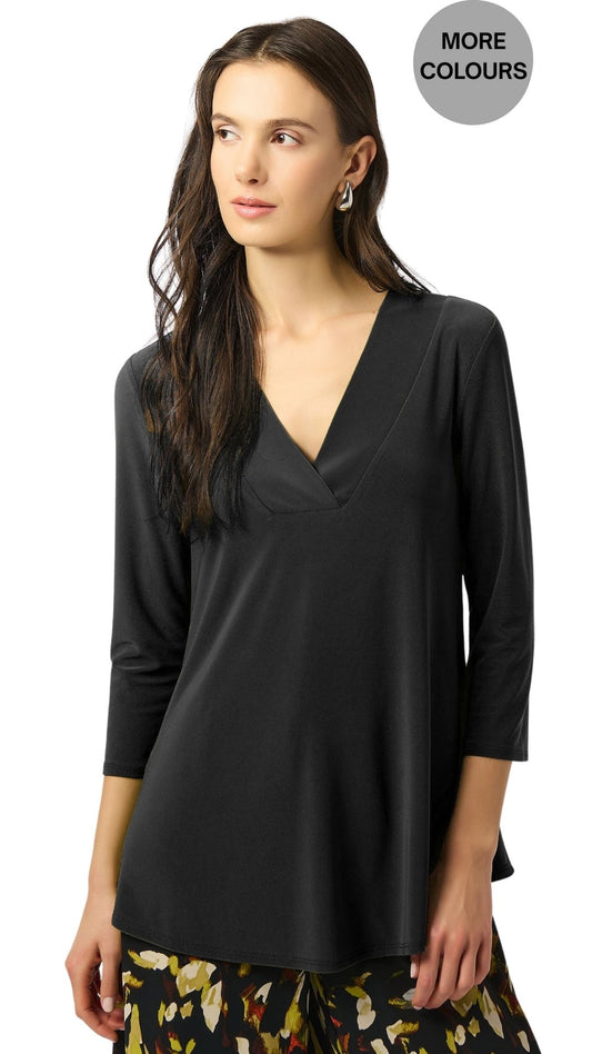 Silky Knit Flared Top. Style JR253112