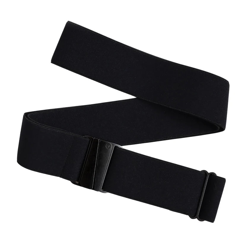 Black Classic Slide Buckle Belt. Style UNCLASSIC-BLK