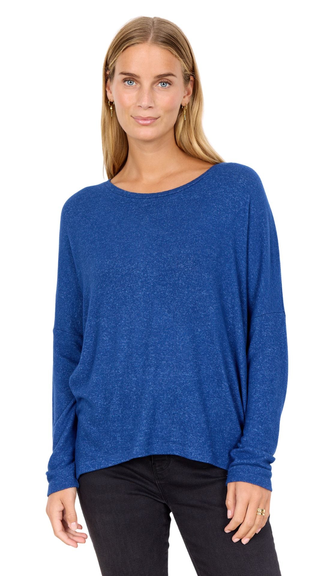 Soft Long Sleeve Drop Shoulder Top. Style SOYA4PF24788