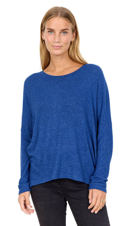 Soft Long Sleeve Drop Shoulder Top. Style SOYA4PF24788