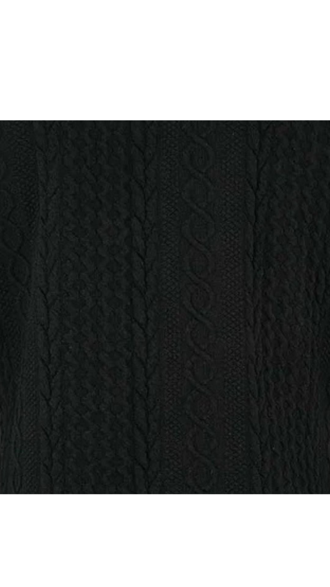 Cable Knit Collared Vest. Style DOLC75214