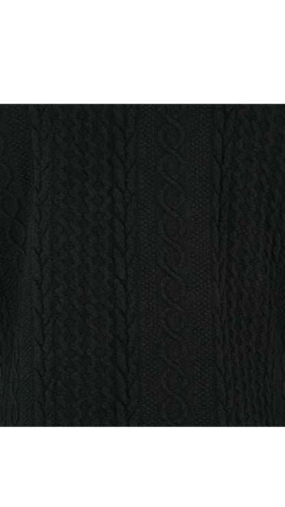 Cable Knit Collared Vest. Style DOLC75214