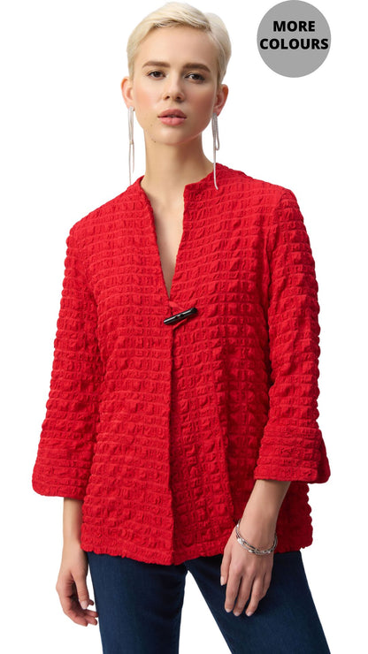 Buble Jacquard Trapeze Jacket. Style JR251034