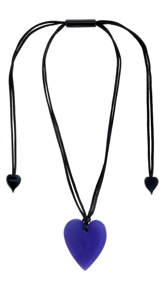 Colourful Statement Collection - Small Purple Heart Pendant. Style 50602049018Q00