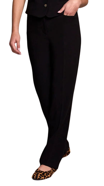 Classic Black Fly Front Trouser. Style TR2400O-8150
