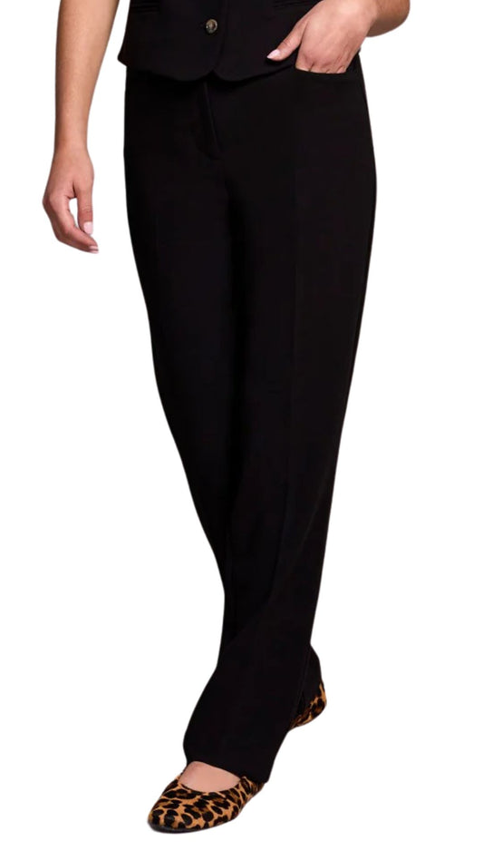 Classic Black Fly Front Trouser. Style TR2400O-8150