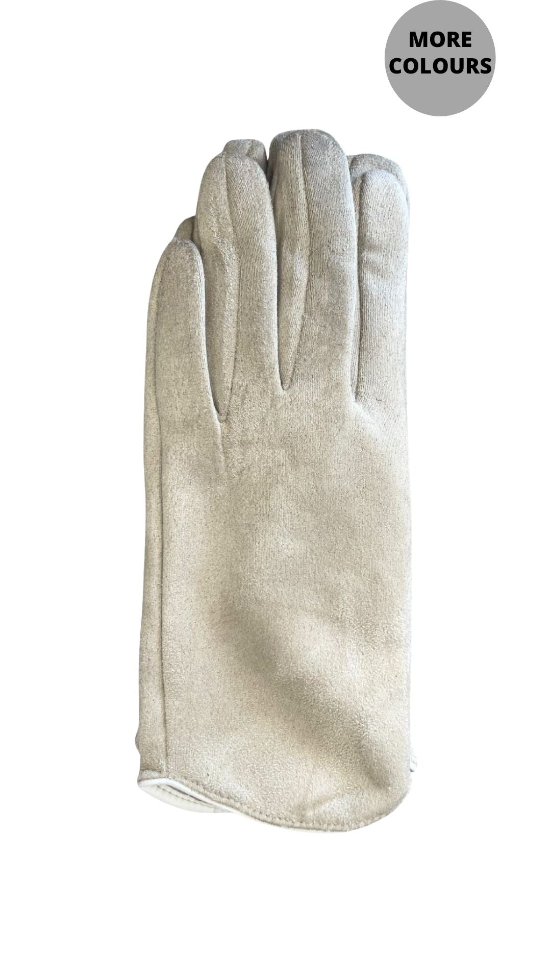 Faux Suede Stretch Gloves. Style CLWGC2641