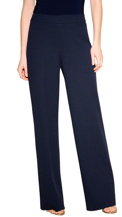 Scuba Crepe Wide Leg Pant in Multiple Colours. Style JR233787