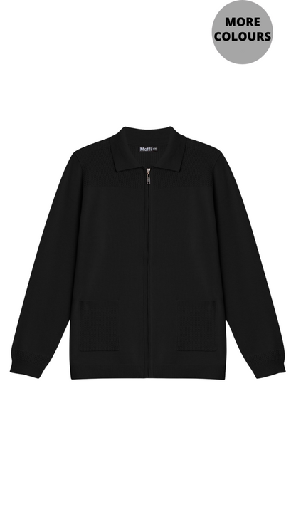 Classic Collar Zipper Sweater. Style MI23297C