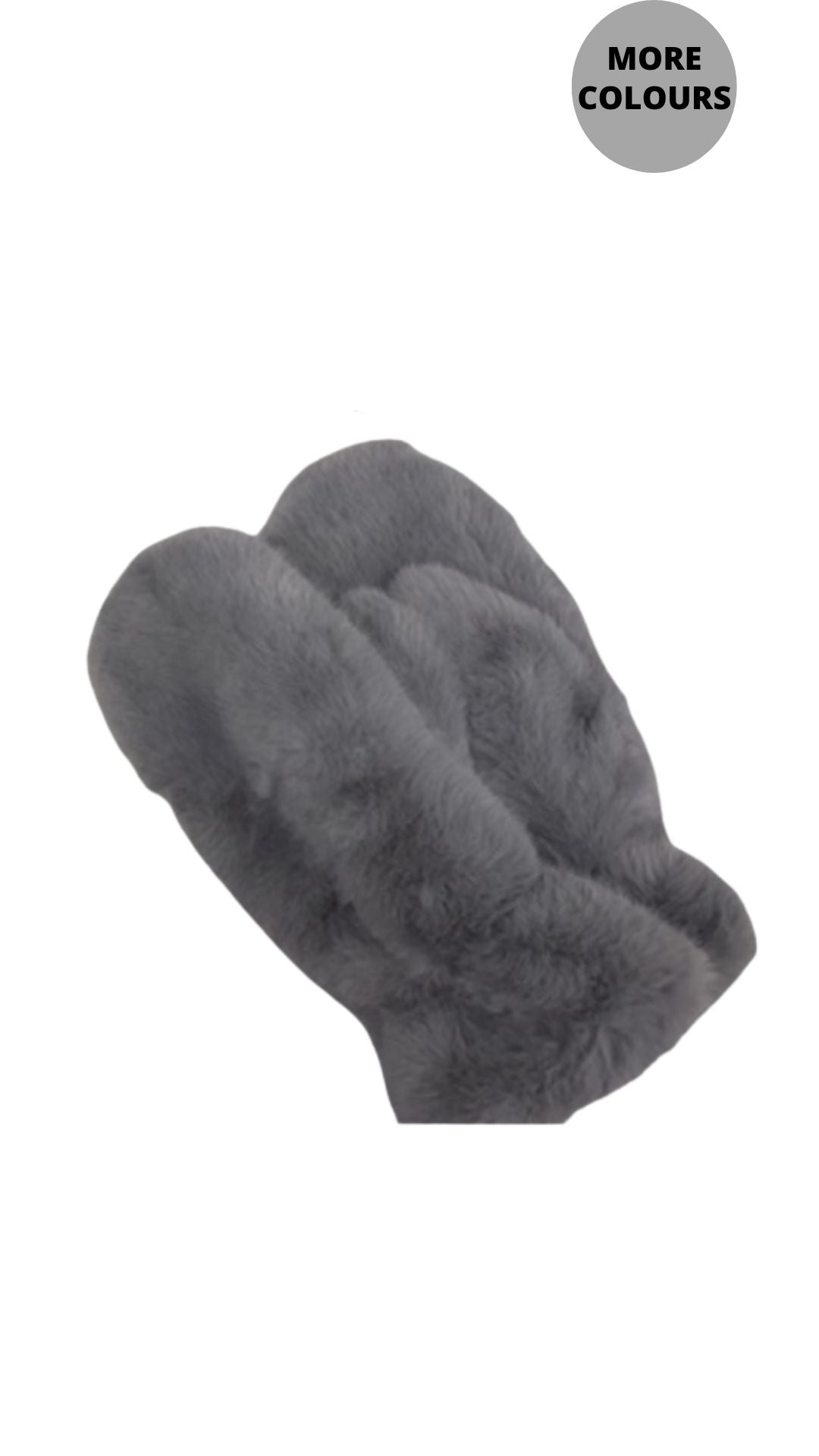 Soft Faux Fur Lined Mittens. Style ELWMOLLY22
