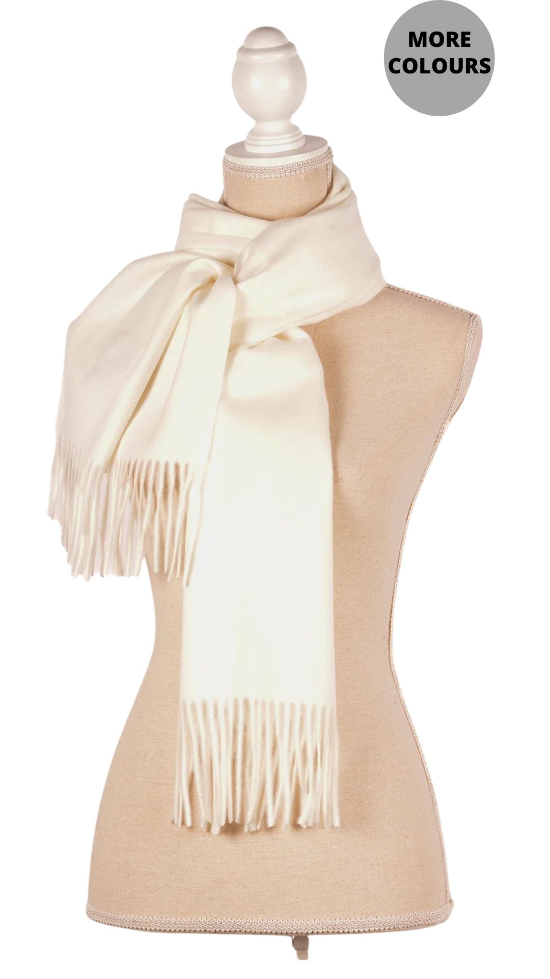 Soft Solid Colour Fringe Scarf. Style CLWGC2906