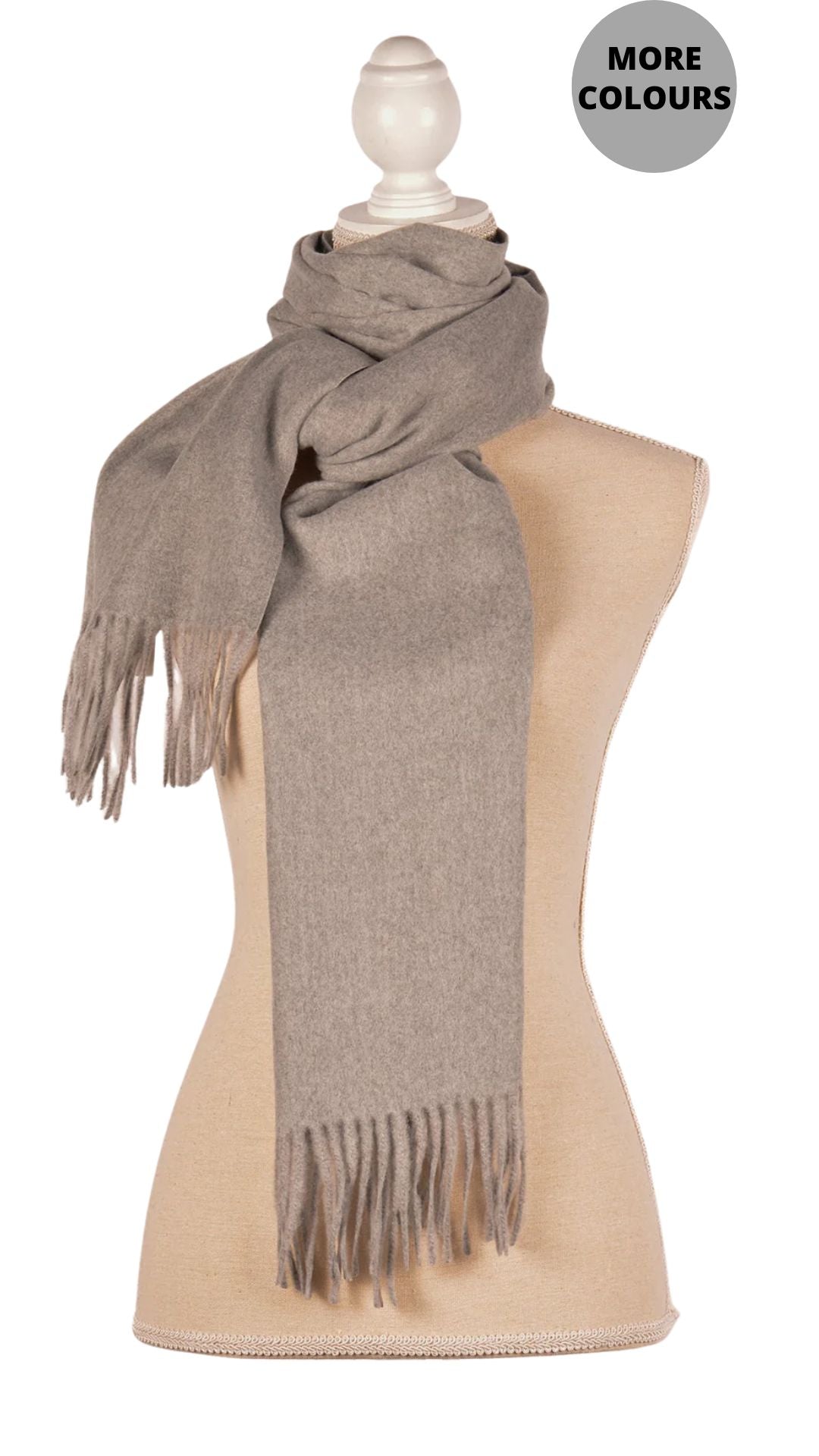 Soft Solid Colour Fringe Scarf. Style CLWGC2906
