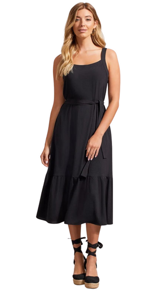 Flowy Dress with Removable Belt. Style TR7705O-4719