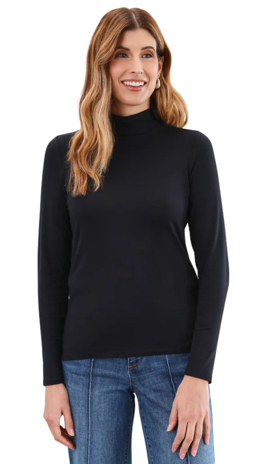 Long-Sleeve Mock Neck Top. Style FD3056756