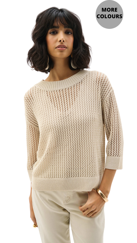Acrylic Blend Open Stitch Sweater. Style JR262976