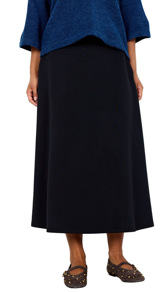 Pull-On Long Black Skirt. Style SOYA4F27268