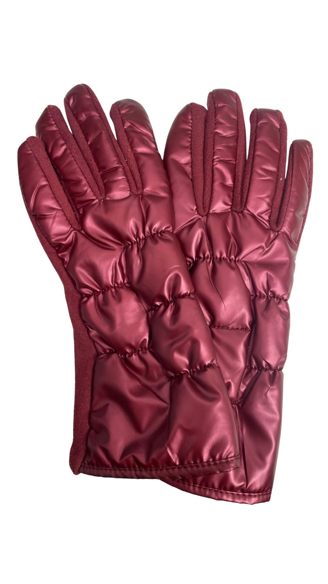 Bubble Touchscreen Stretch Bordeaux Gloves. Style ELWMILA25-BOR
