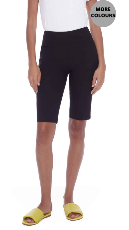 Solid Bermuda Length Techno Short. Style UP65350A