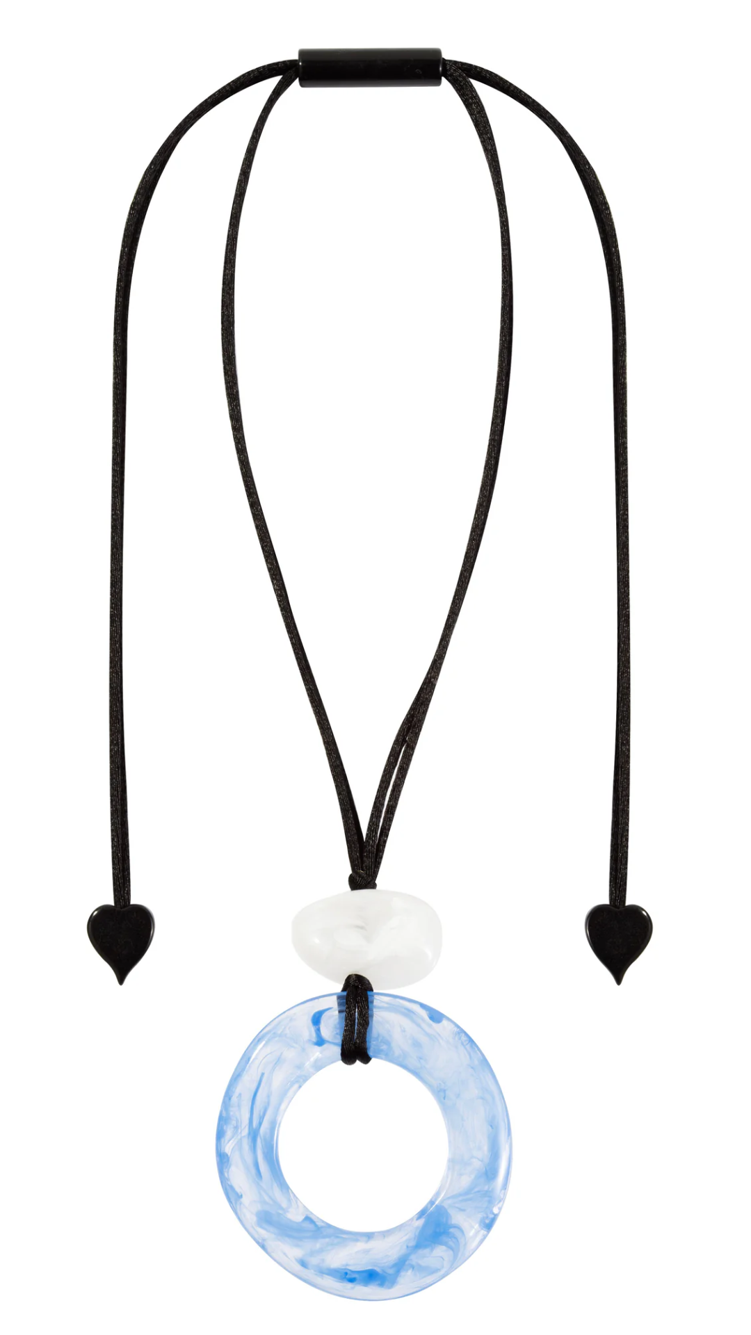 Organic Collection - Blue Circle Pendant Necklace. Style 6300213BLUWW00