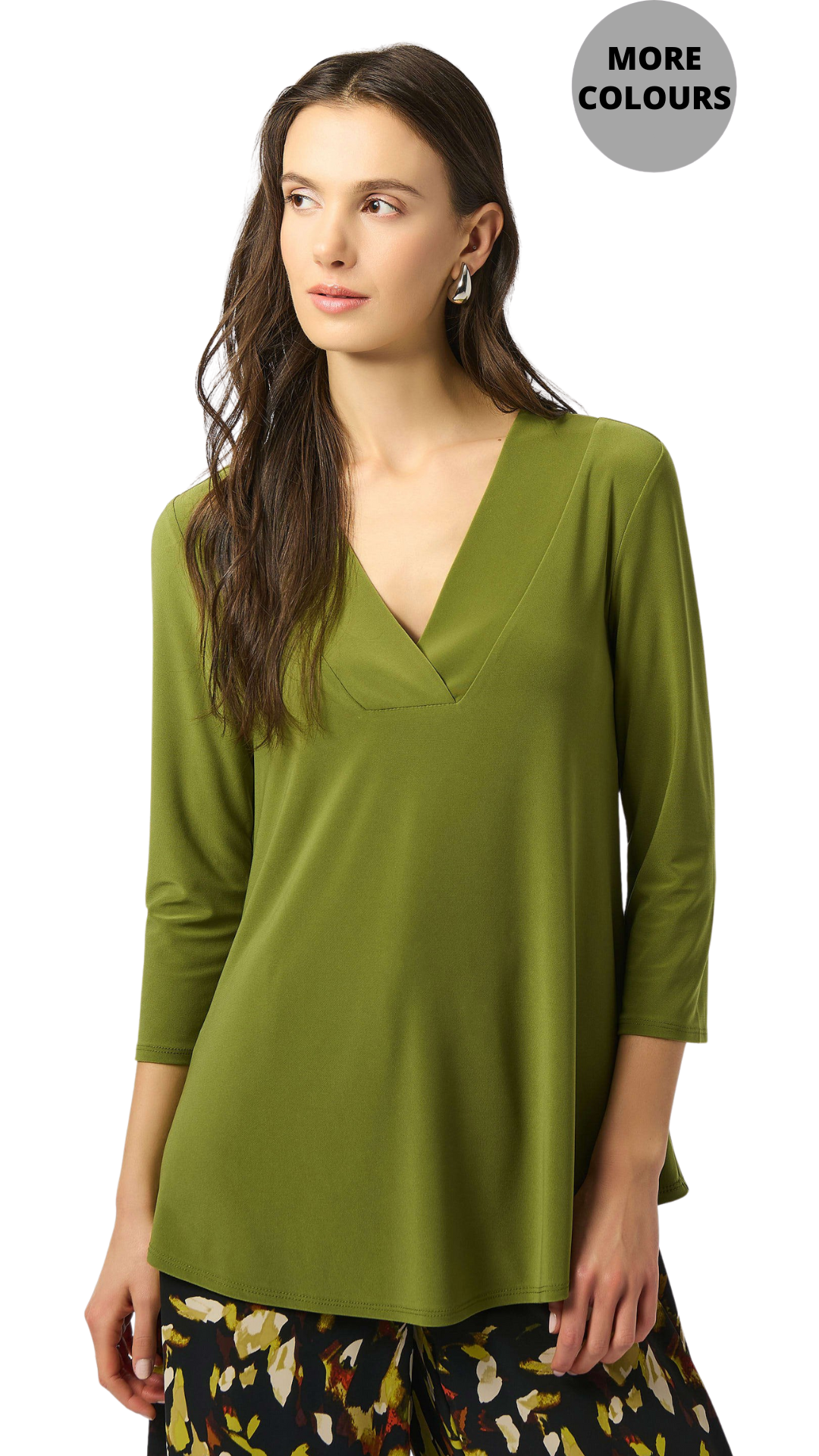 Silky Knit Flared Top. Style JR253112