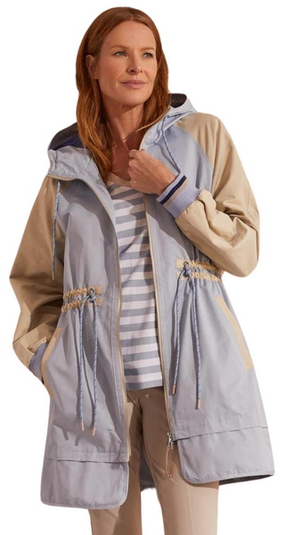 Water Repellent Hooded Jacket. Style TR1673O-2938