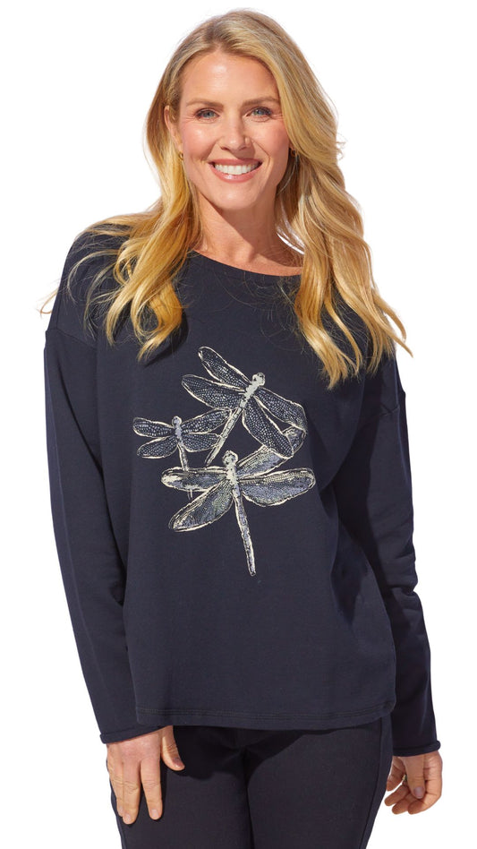 Dragonfly Family Pull-Over Top. Style ESC44701