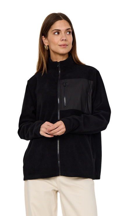 Zip Front Fleece Jacket. Style SOYA4PF26794