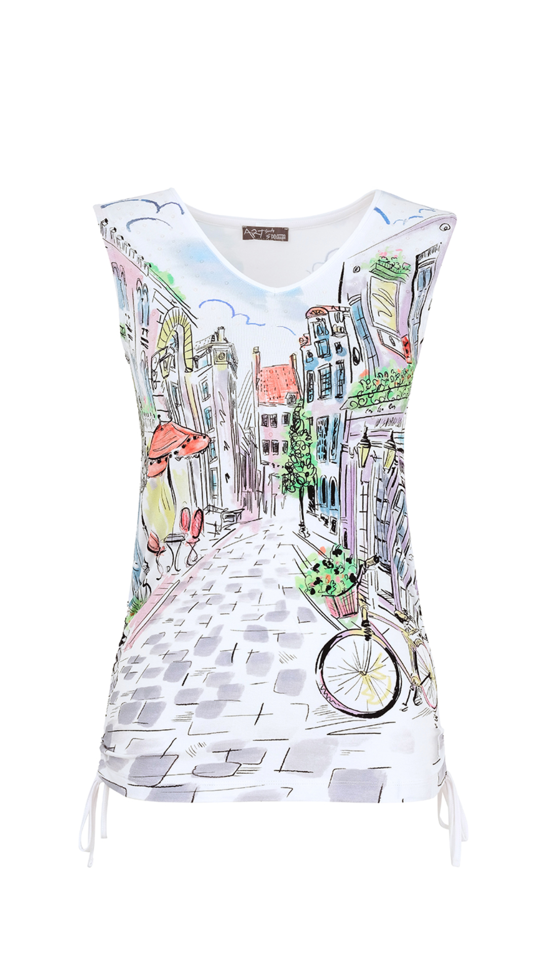 "Sunday Afternoon" Artist Print Tank. Style DOLC25720