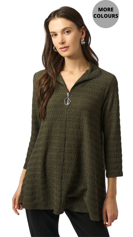 Textured Knit A-Line Tunic. Style JR253028