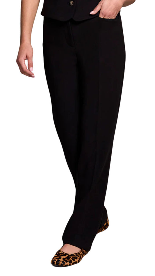 Petite Luxury Twill Straight-Leg Trouser. Style TR2400U-8150